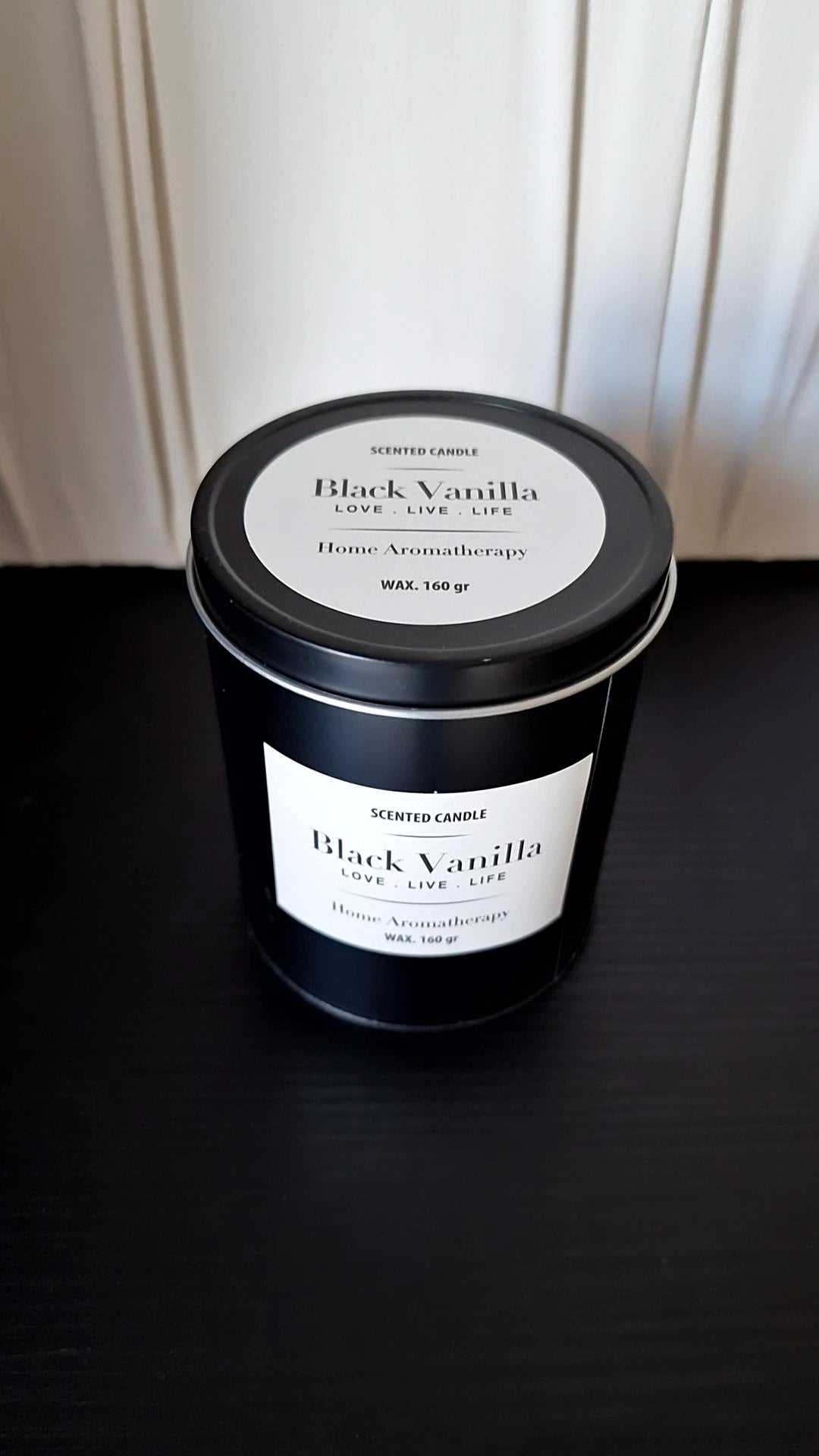 Kerze Duftkerze Black Vanilla