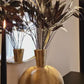 Vase Metall Gold Gewischt 28x9x34cm