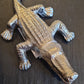 Krokodil Dekoration Figur, Alligator Figur Deko 16cm
