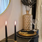 Kerzenhalter Kerzenständer Ring Gold 15cm
