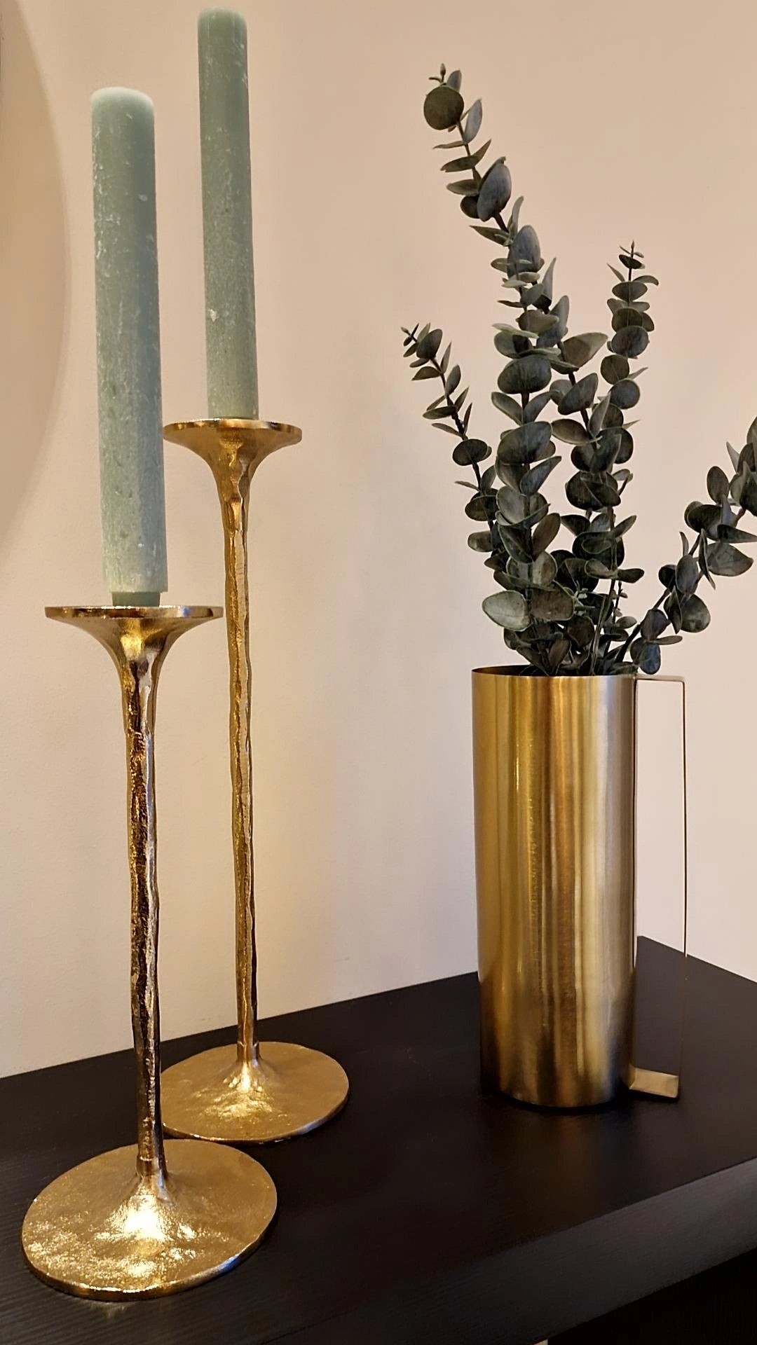 Vase Metal Gold 12,5x10x25,5cm